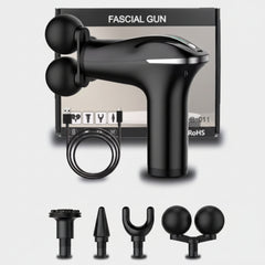 Fascial Gun – 4-Head Deep Tissue Massage Gun
