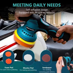 wireless Car Waxing Polisher – 🔋 2 Batteries Included