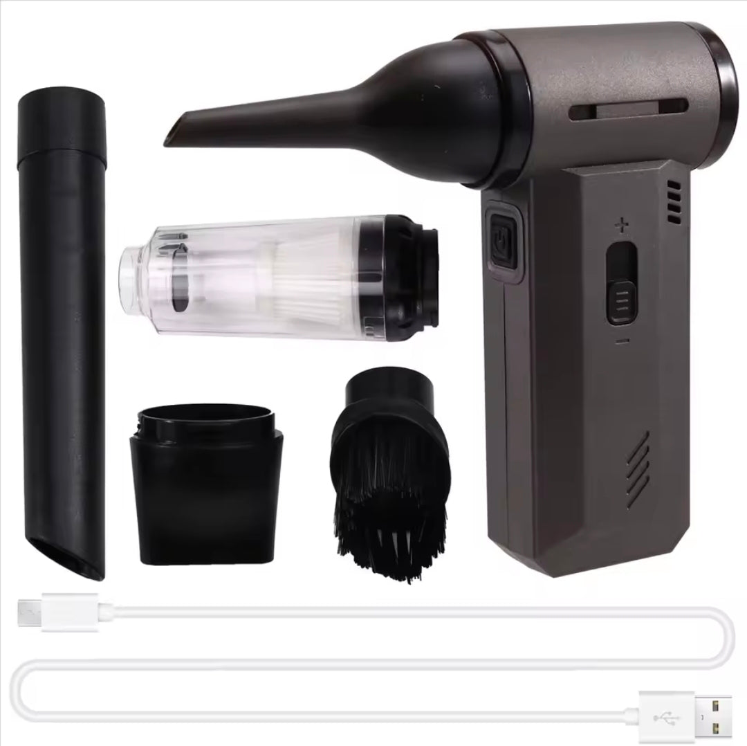 Portable Mini Vacuum Cleaner with Multiple Attachments