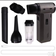 Portable Mini Vacuum Cleaner with Multiple Attachments