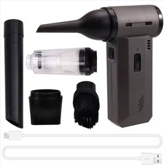 Portable Mini Vacuum Cleaner with Multiple Attachments