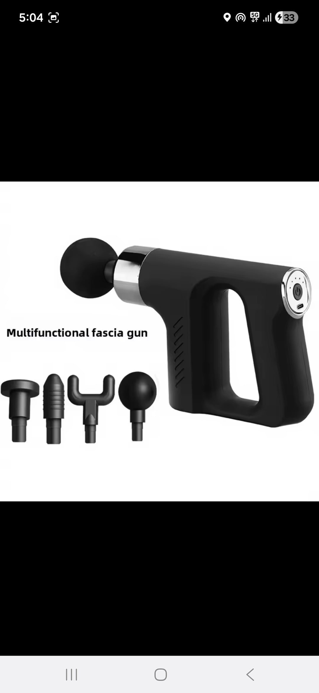 Fascial Gun HB-011 – Multifunctional Deep Tissue Massager