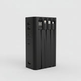 Solar Power Bank 50,000mAh with Built-in Cables & LED Flashlight